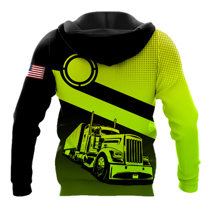 Personalized Trucker 3D All Over Printed Unisex Shirts TN