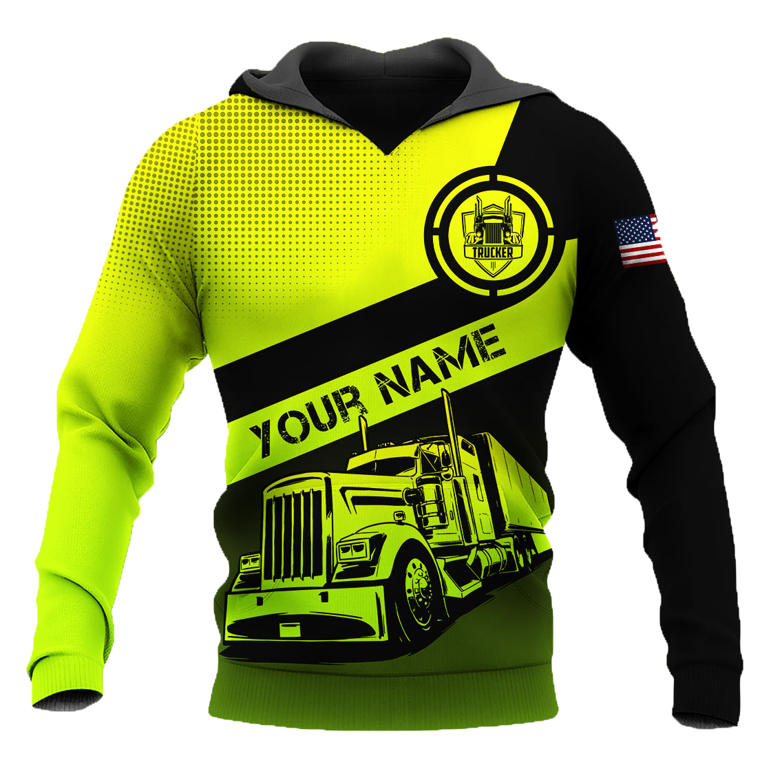 Personalized Trucker 3D All Over Printed Unisex Shirts TN