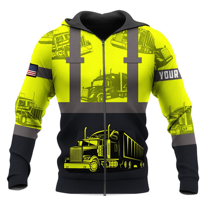 Personalized Trucker 3D All Over Printed Shirts For Men And Women TN