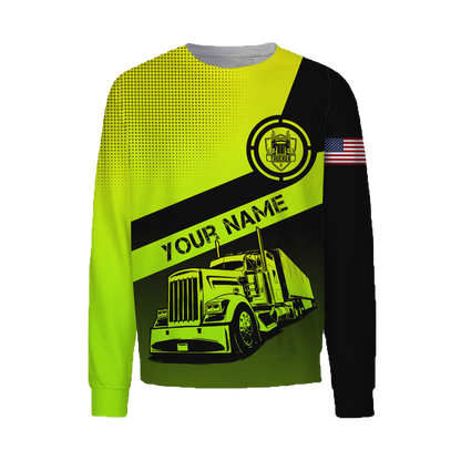 Personalized Trucker 3D All Over Printed Unisex Shirts TN
