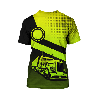 Personalized Trucker 3D All Over Printed Unisex Shirts TN