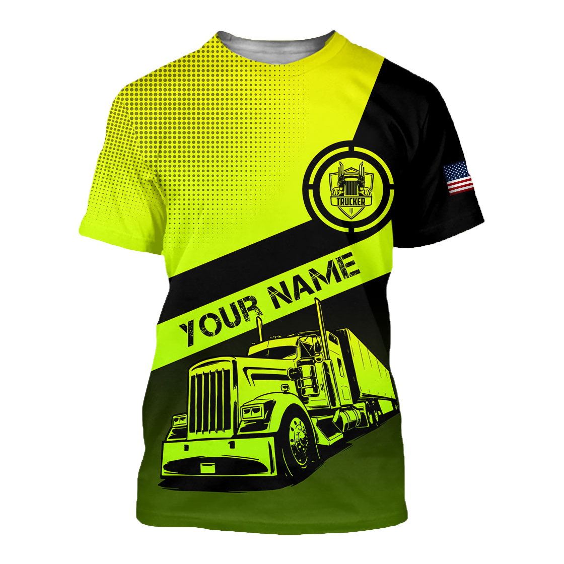 Personalized Trucker 3D All Over Printed Unisex Shirts TN