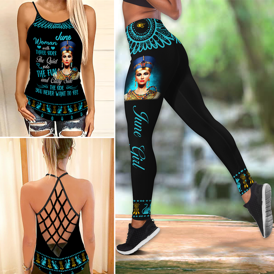 June Woman Ambitious Woman Combo Legging Camisole Tank