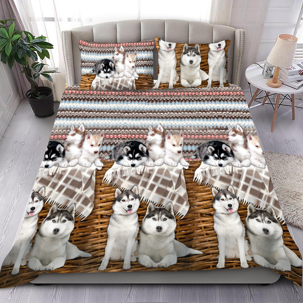 Husky Vintage Bedding Set by SUN MH1307201-Quilt-SUN-King-Vibe Cosy™