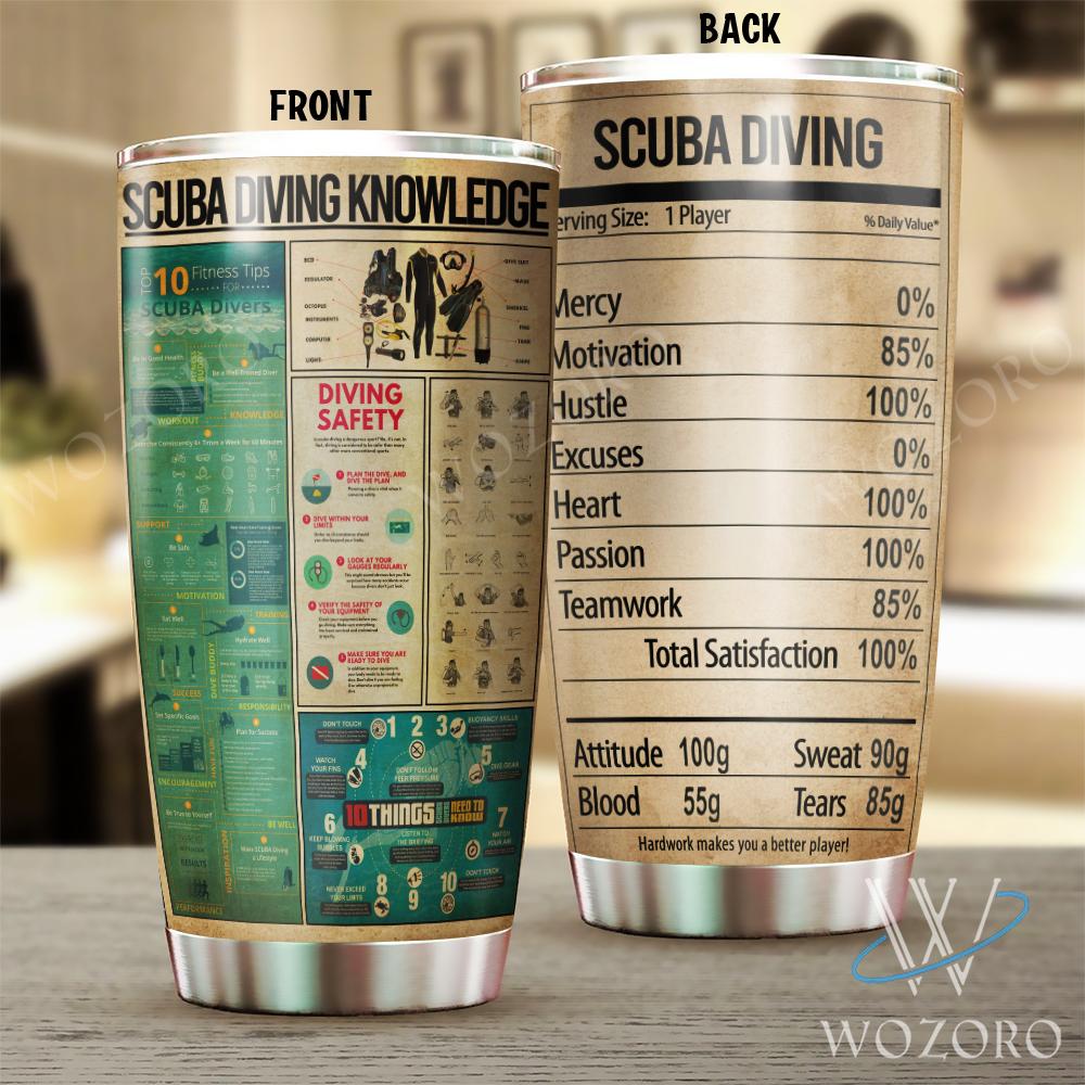 Scuba diving Knowledge Facts Tumbler TA032303-TA-Vibe Cosy™
