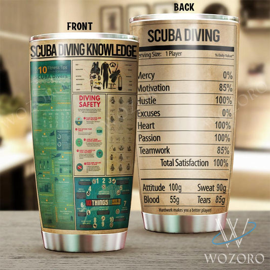 Scuba diving Knowledge Facts Tumbler TA032303-TA-Vibe Cosy™