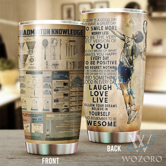 Badminton Knowledge Today Tumbler TA032306-TA-Vibe Cosy™
