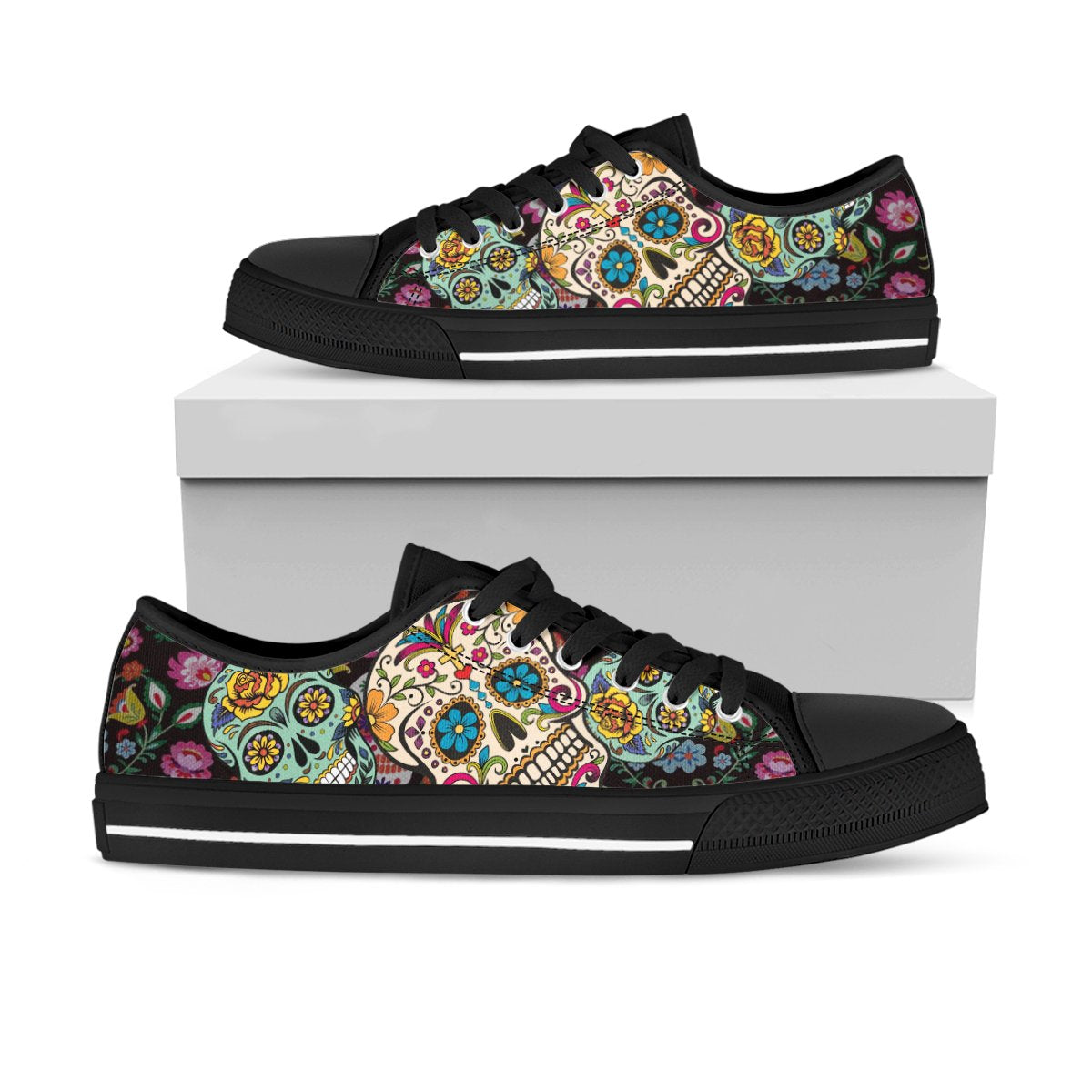 Sugar Skull Shoes PL16032005-PL8386-Women's low top-EU36 (US5.5)-Vibe Cosy™