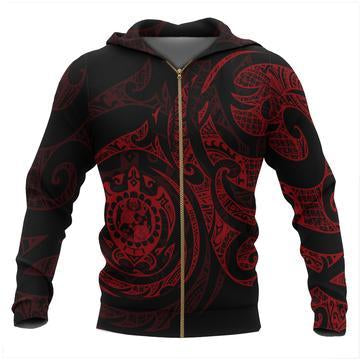 Tonga in My Heart Polynesian Tattoo Style 3D Printed Shirts TT0023-Apparel-TT-Zipped Hoodie-S-Vibe Cosy™