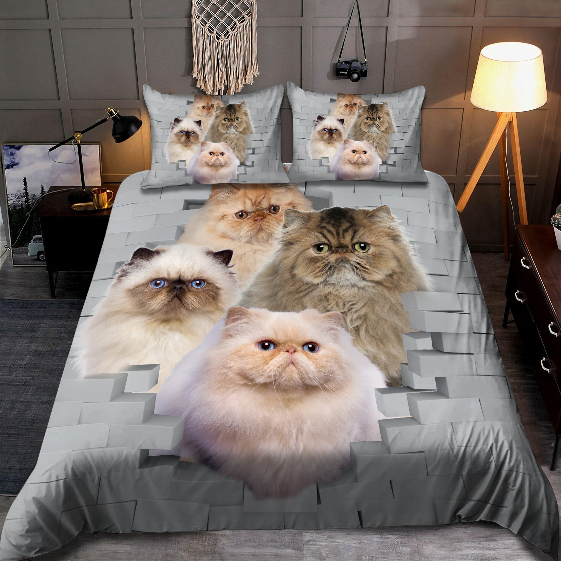 Persian Cat Bedding Set DQB07282008-Quilt-TA-Twin-Vibe Cosy™