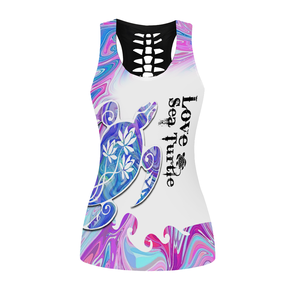 Colorful Sea Turtle Combo Tank + Legging NDD10122001