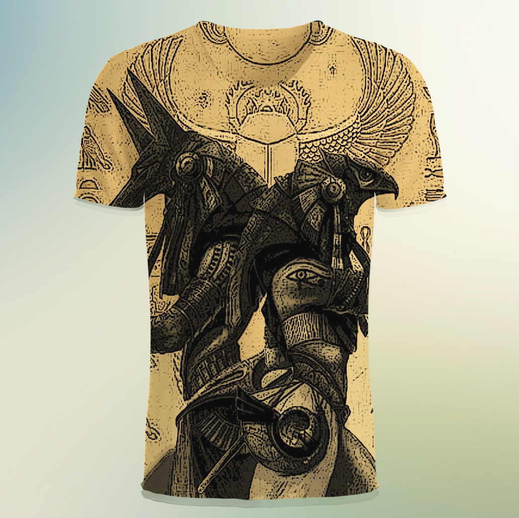 3D All Over Print ANUBIS AND OSIRIS Hoodie-Apparel-MP-T-Shirt-S-Vibe Cosy™