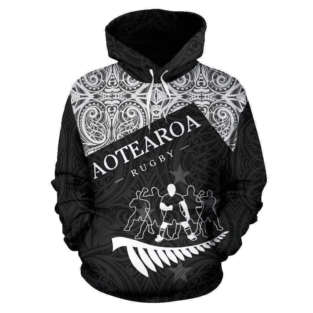 Maori Haka Rugby Hoodie New Zealand HC1105-Apparel-Huyencass-Hoodie-S-Vibe Cosy™