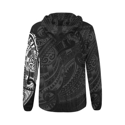 Maori Tattoo Style All Over Hoodie White Version NVD-Apparel-Dung Van-Hoodie-S-Vibe Cosy™