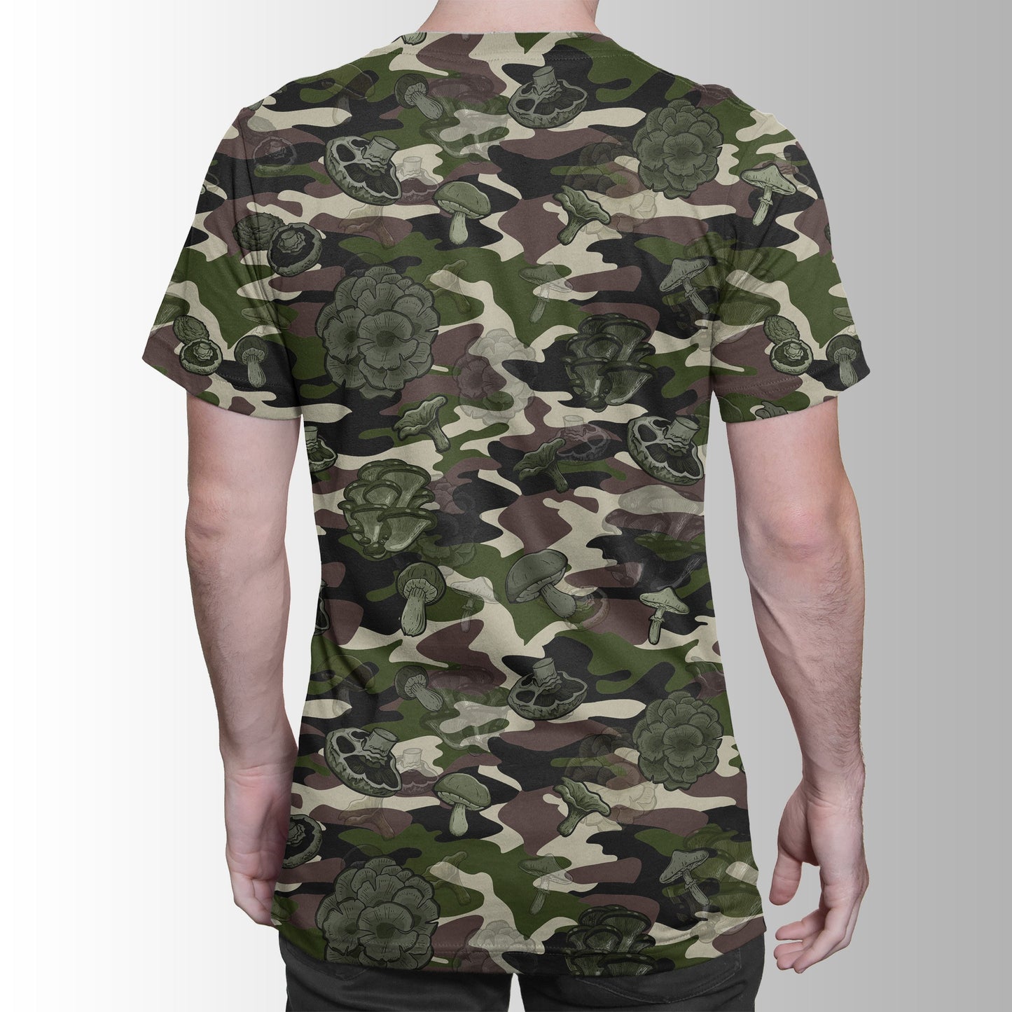 Camo Pants Mushrooms Hoodie-Apparel-NTH-T-Shirt-S-Vibe Cosy™