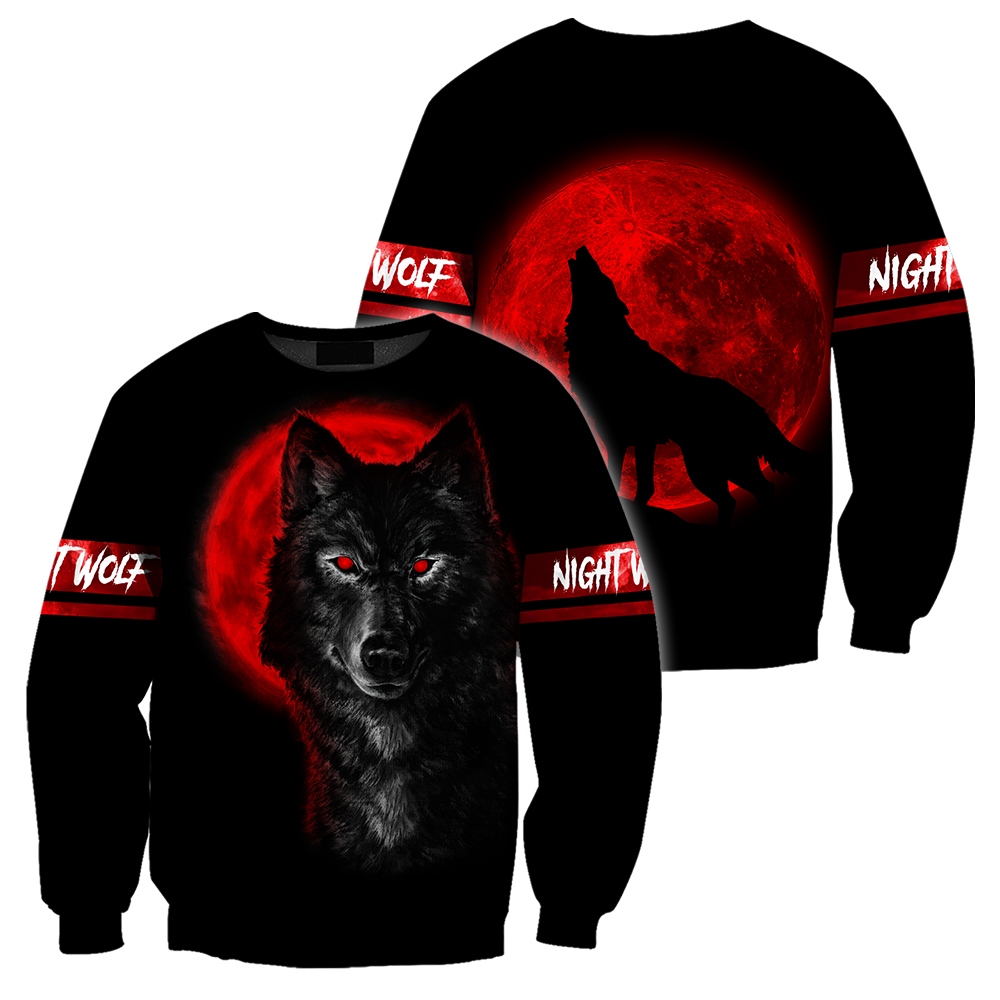Wolf 3D All Over Printed Unisex Shirts No 14