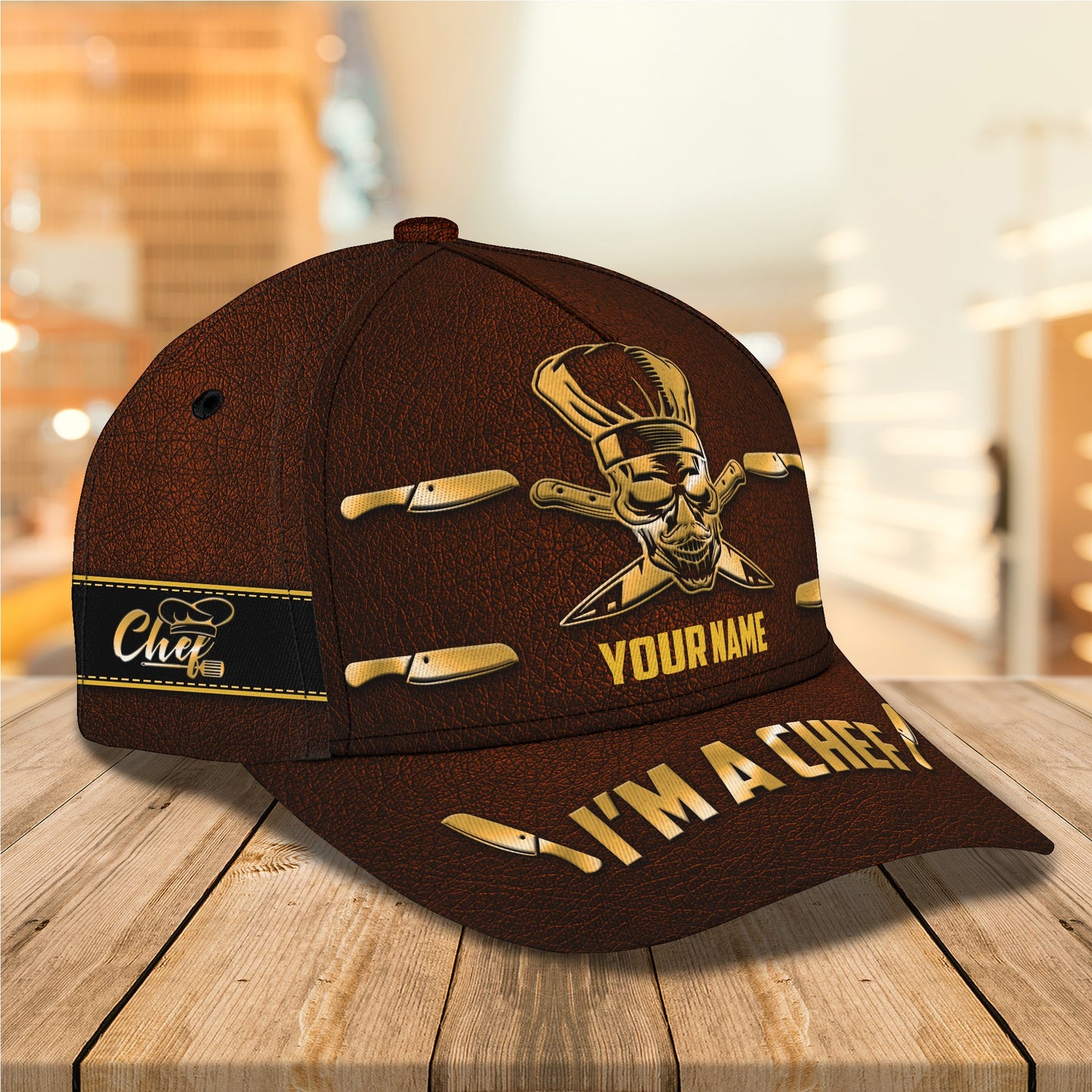 Customized Name Master Chef Classic Cap