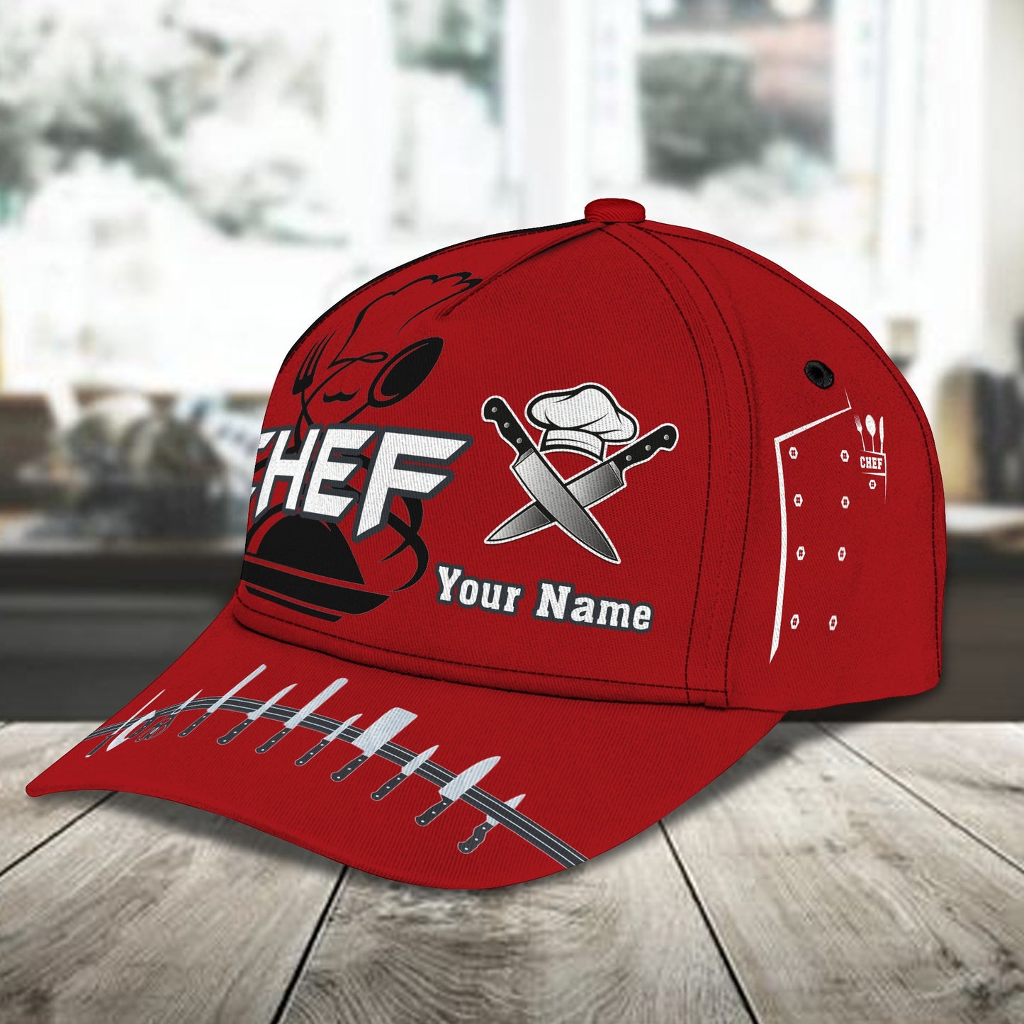 Customized Name Master Chef Classic Cap