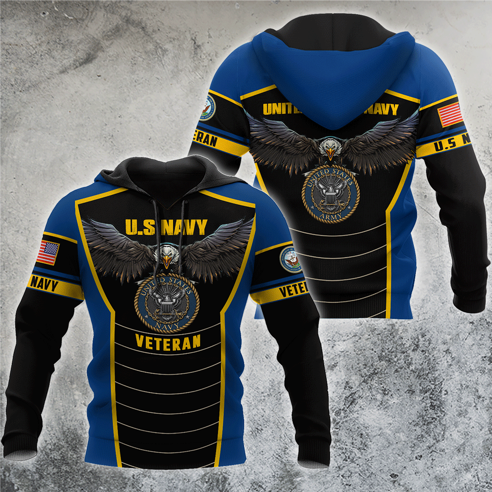 U.S Navy veteran Eagle Pride design 3d print shirts VP20012102