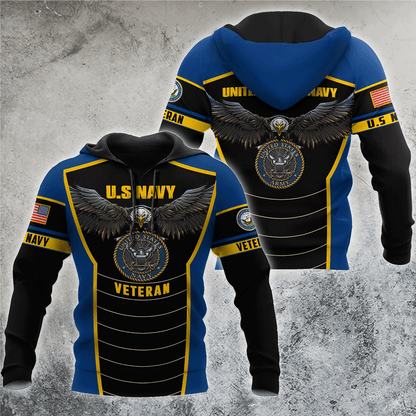 U.S Navy veteran Eagle Pride design 3d print shirts VP20012102
