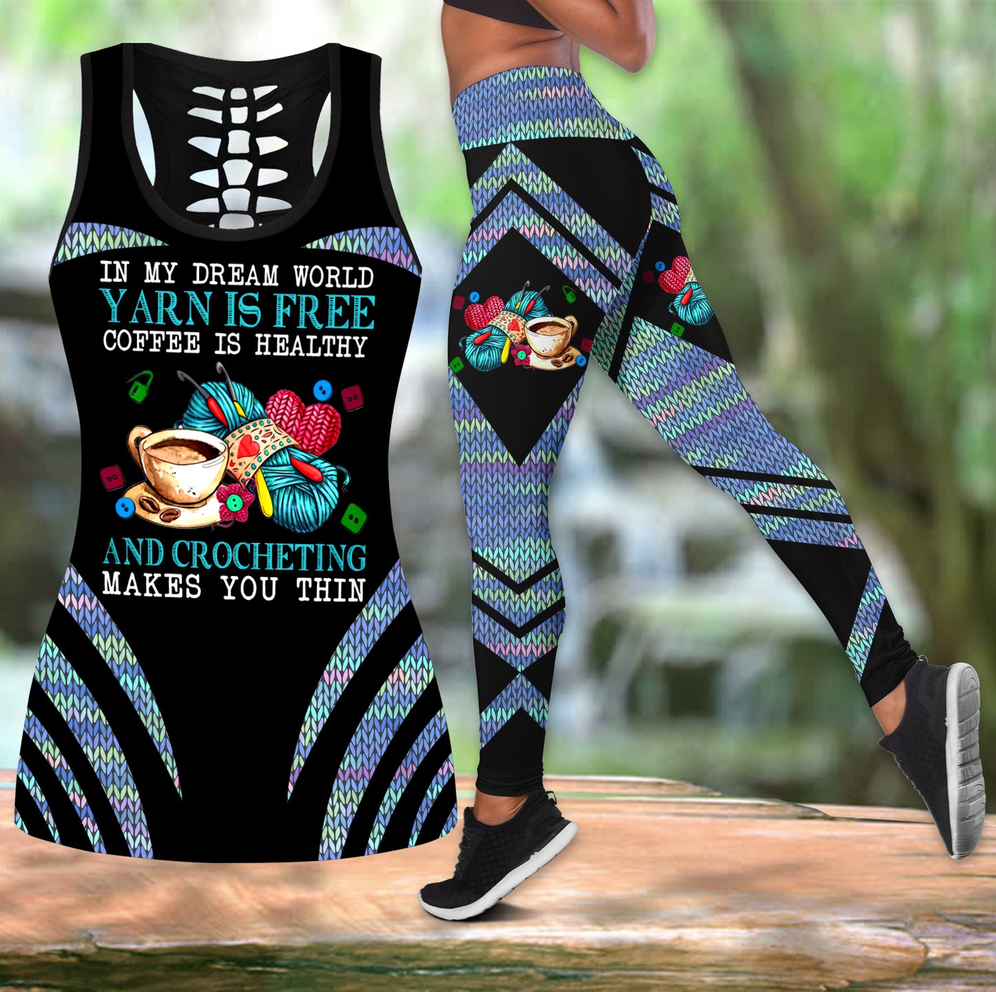 Crocheting leggings + hollow tank combo HAC220601-Apparel-HG-S-S-Vibe Cosy™