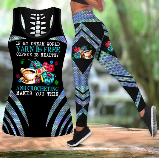 Crocheting leggings + hollow tank combo HAC220601-Apparel-HG-S-S-Vibe Cosy™