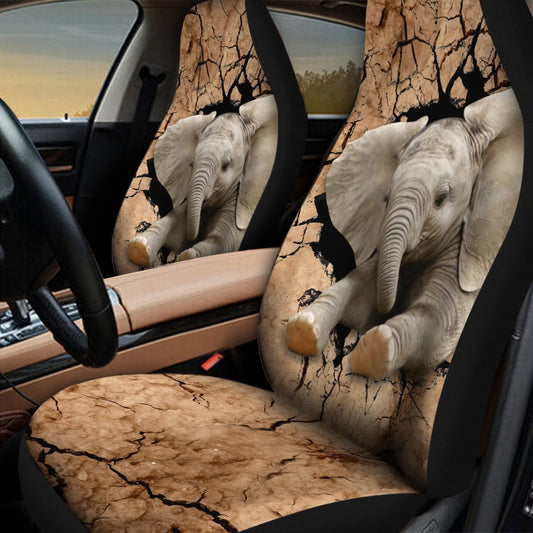 Elephant allover print car seat covers HG71506S4-HG-Vibe Cosy™