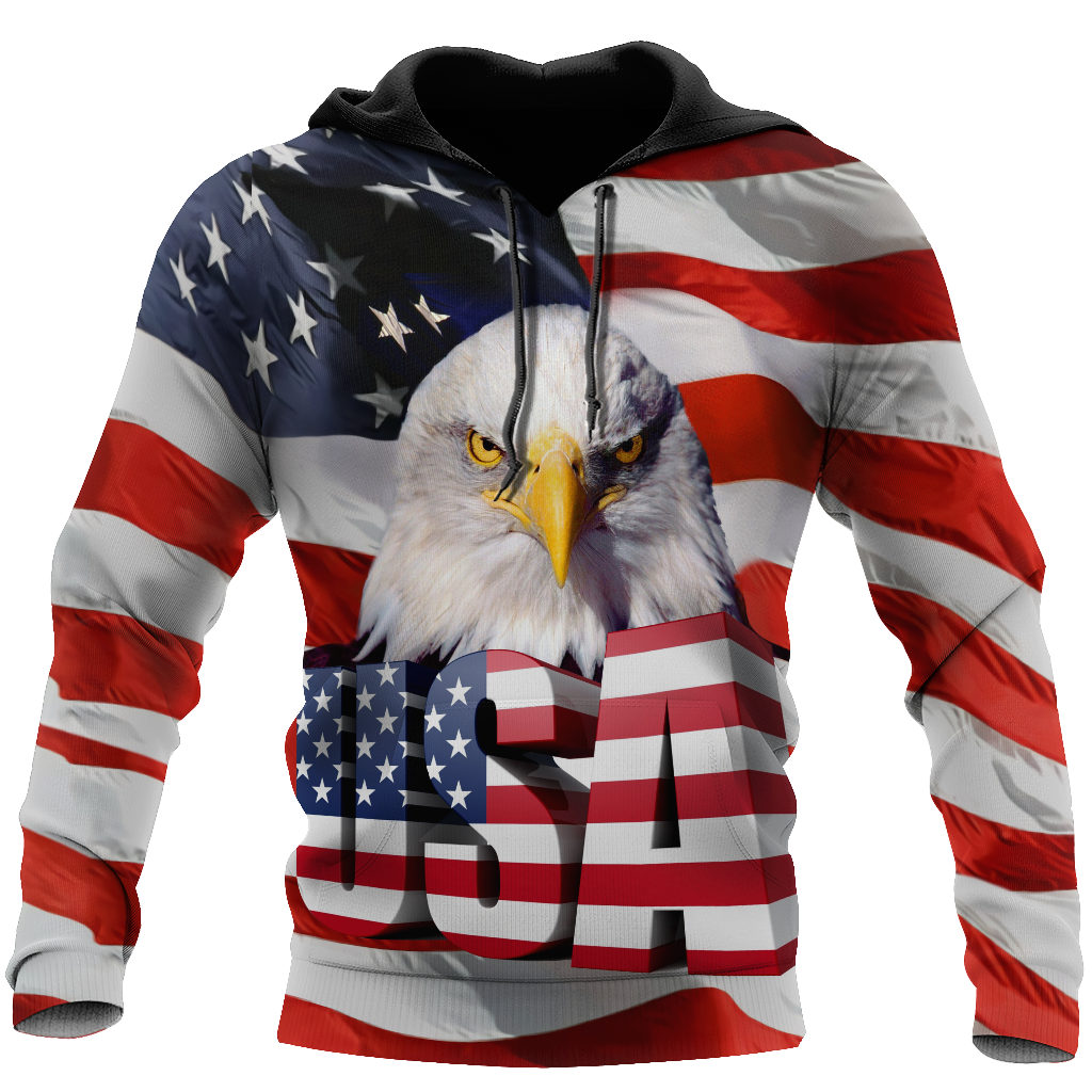 Independence Day American Eagle 3D All Over Printed Shirts Hoodie DD06122003 - Amaze Style™-Apparel