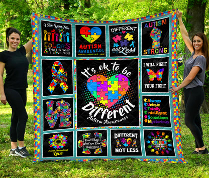 It's Ok To Be Diffirent Quilt LAM20060803-LAM