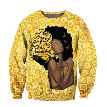 August afro girl art 3d hoodie shirt for men and women DD06102002-Apparel-HG-Sweater-S-Vibe Cosy™
