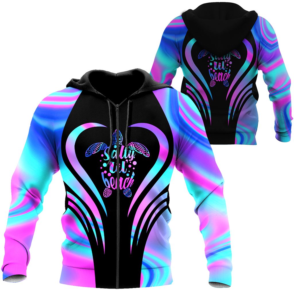 Salty lil beach 3d hoodie shirt for men and women DD06082001-Apparel-HG-Zip hoodie-S-Vibe Cosy™