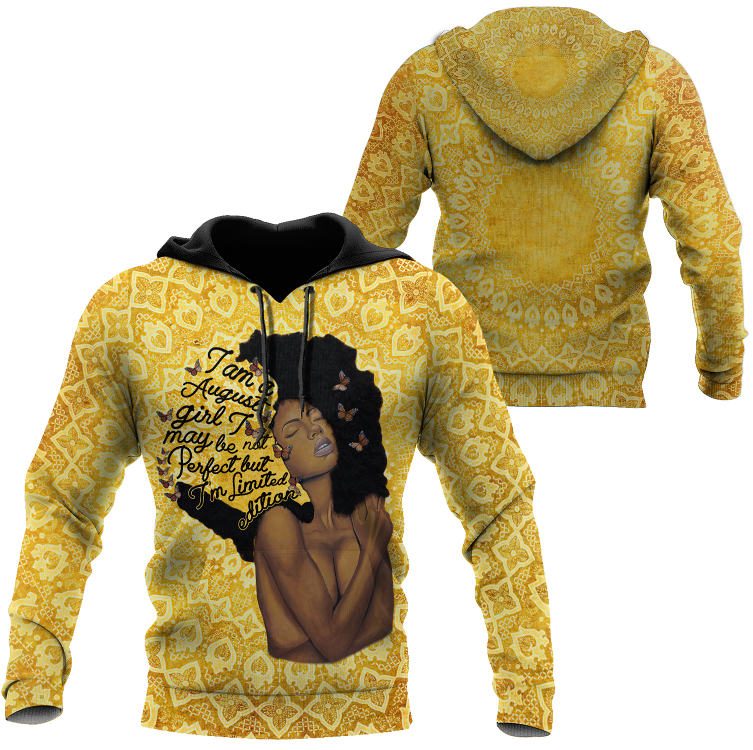 August afro girl art 3d hoodie shirt for men and women DD06102002-Apparel-HG-Zip hoodie-S-Vibe Cosy™