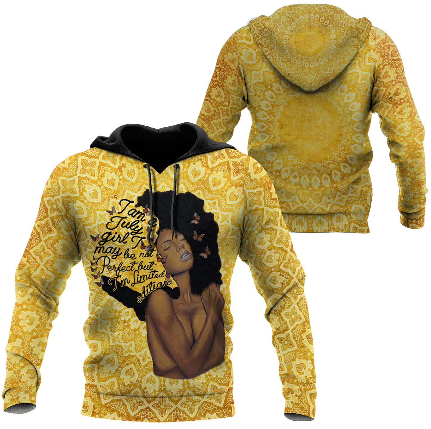 July afro girl art 3d hoodie shirt for men and women DD06102001-Apparel-HG-Zip hoodie-S-Vibe Cosy™