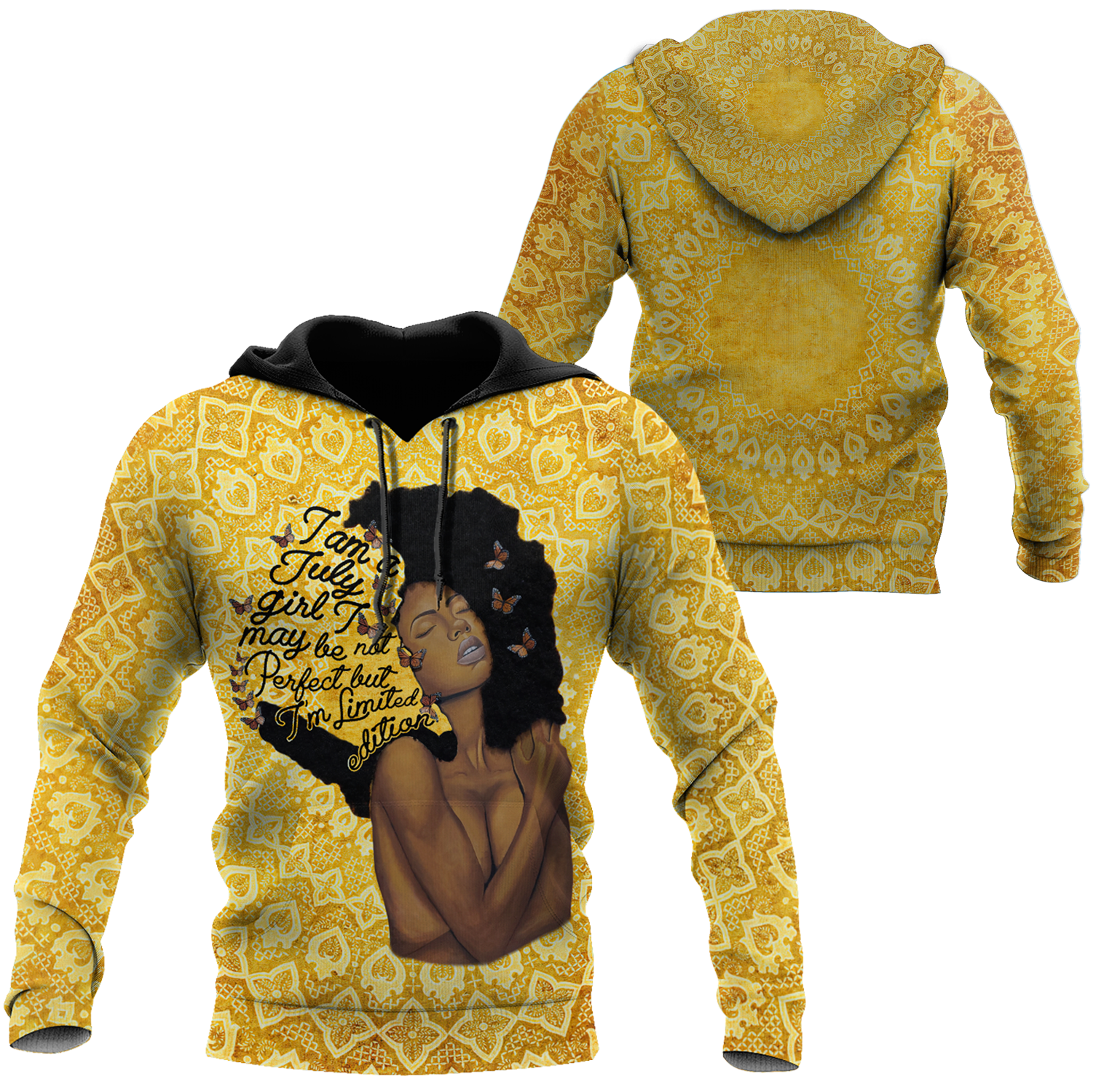 July afro girl art 3d hoodie shirt for men and women DD06102001-Apparel-HG-Zip hoodie-S-Vibe Cosy™