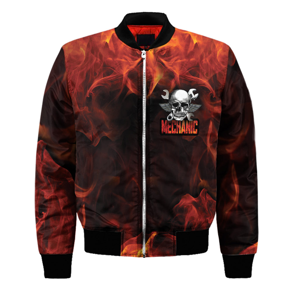 Mechanic Skull 3D All Over Printed Hoodie For Men and Women NTN09142001