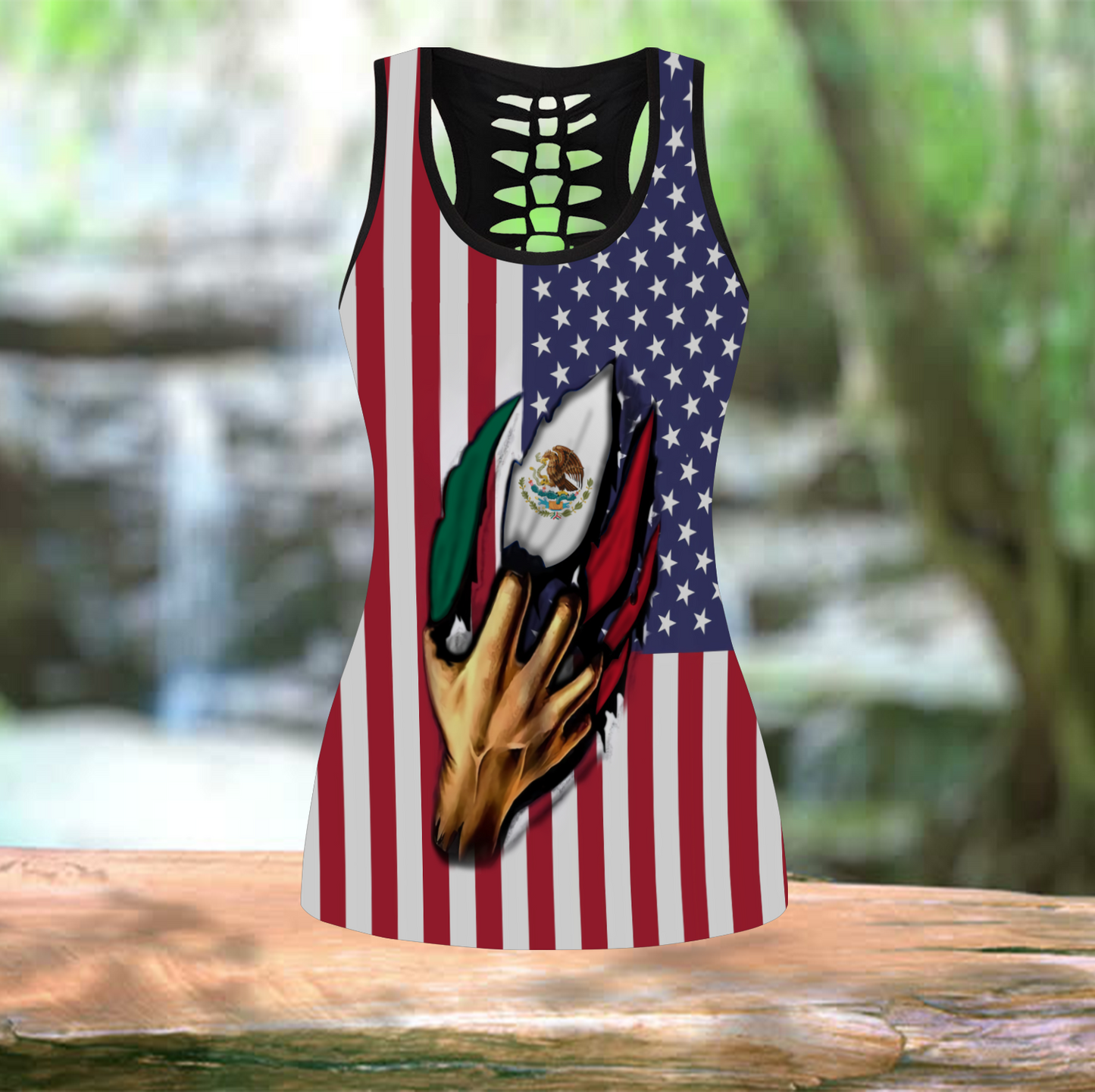 Mexico Standing With America Lover Combo Outfit HHT20062001-Apparel-TQH-No Legging-S-Vibe Cosy™