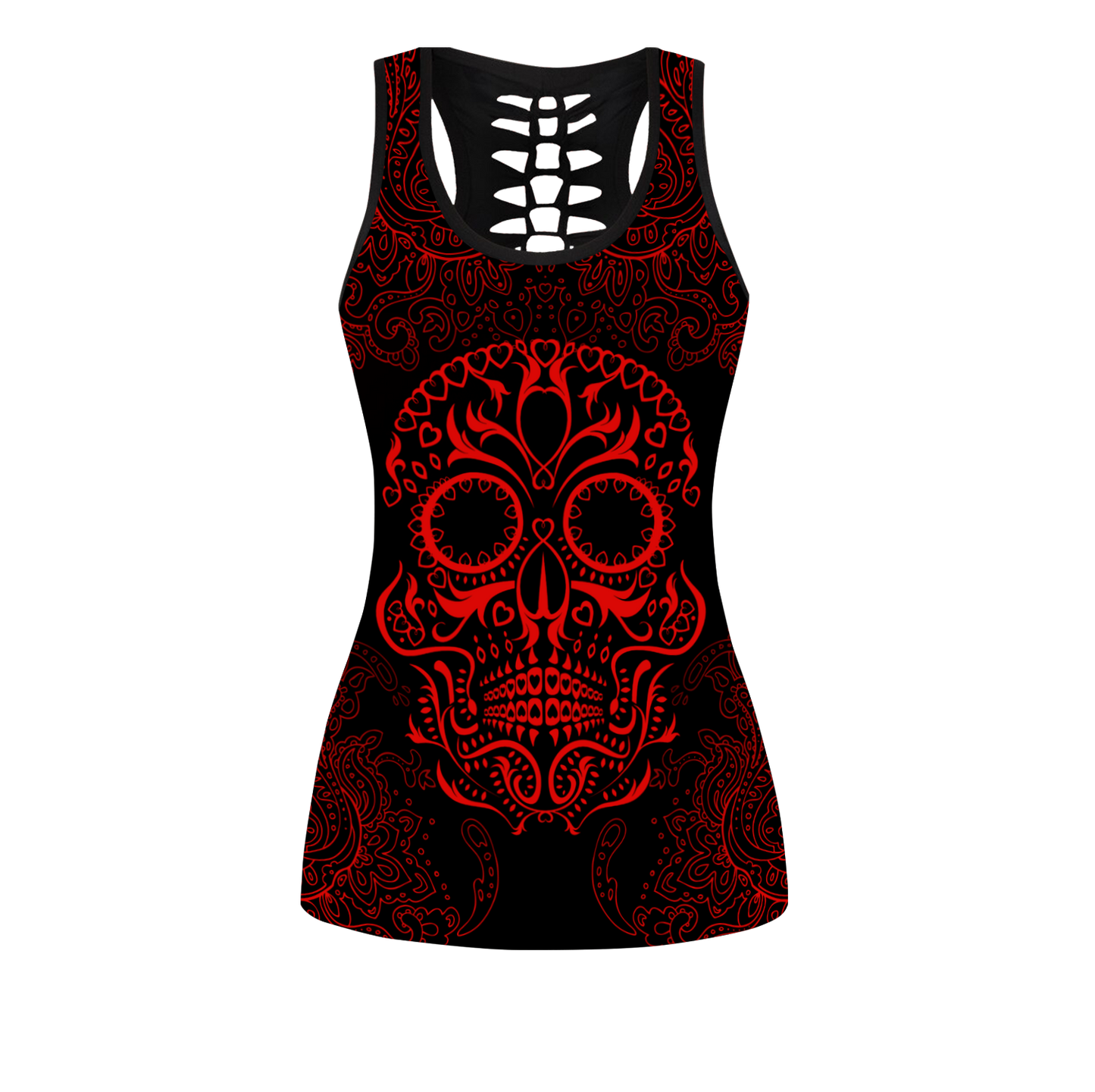 Love Skull tanktop & legging outfit for women Pi130503-Apparel-PL8386-S-S-Vibe Cosy™