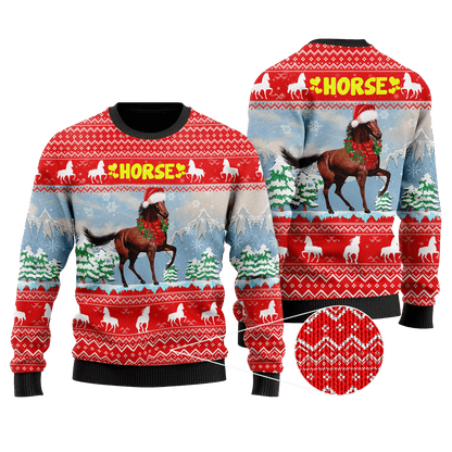 Horse Christmas 3D Shirt For Men And Women HHT16102007