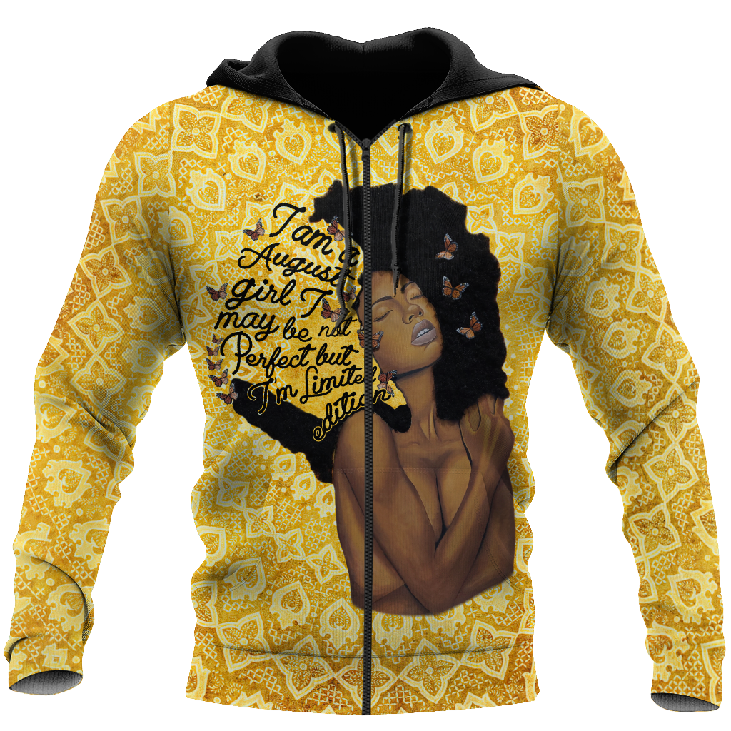 August afro girl art 3d hoodie shirt for men and women DD06102002-Apparel-HG-Zip hoodie-S-Vibe Cosy™