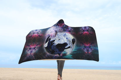 3D Black and White Wolf Unisex Shirts DA13102003