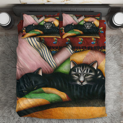 Cat Bedding Set AM-TT-Bedding Set-TT-Twin-Vibe Cosy™