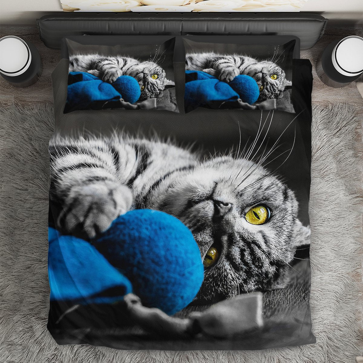 Cat Bedding Set AM-TT-Bedding Set-TT-Twin-Vibe Cosy™