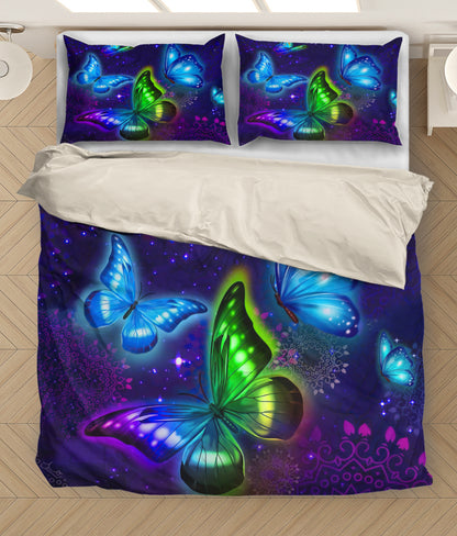Mandala Rainbow Butterfly Bedding Set By ML-ML-US Twin-Vibe Cosy™