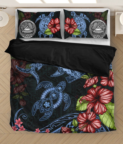 American Samoa Polynesian Sea Turtle Bedding Set-ML-ML-US Twin-Vibe Cosy™