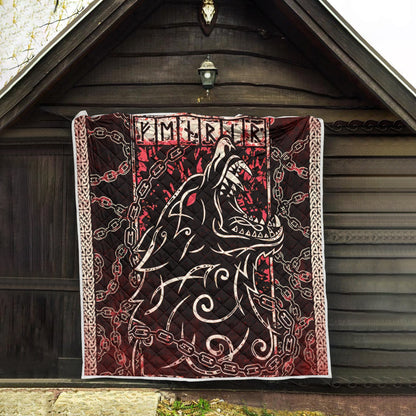 Viking 3D All Over Printed Quilt