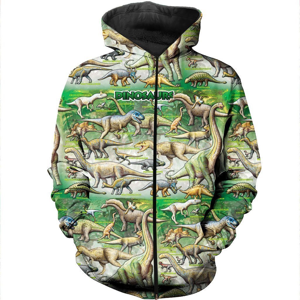3D All Over Printed Dinosaurs Art Shirts And Shorts-3D All Over Printed Clothes-HP Arts-T-shirt-XS-Vibe Cosy™