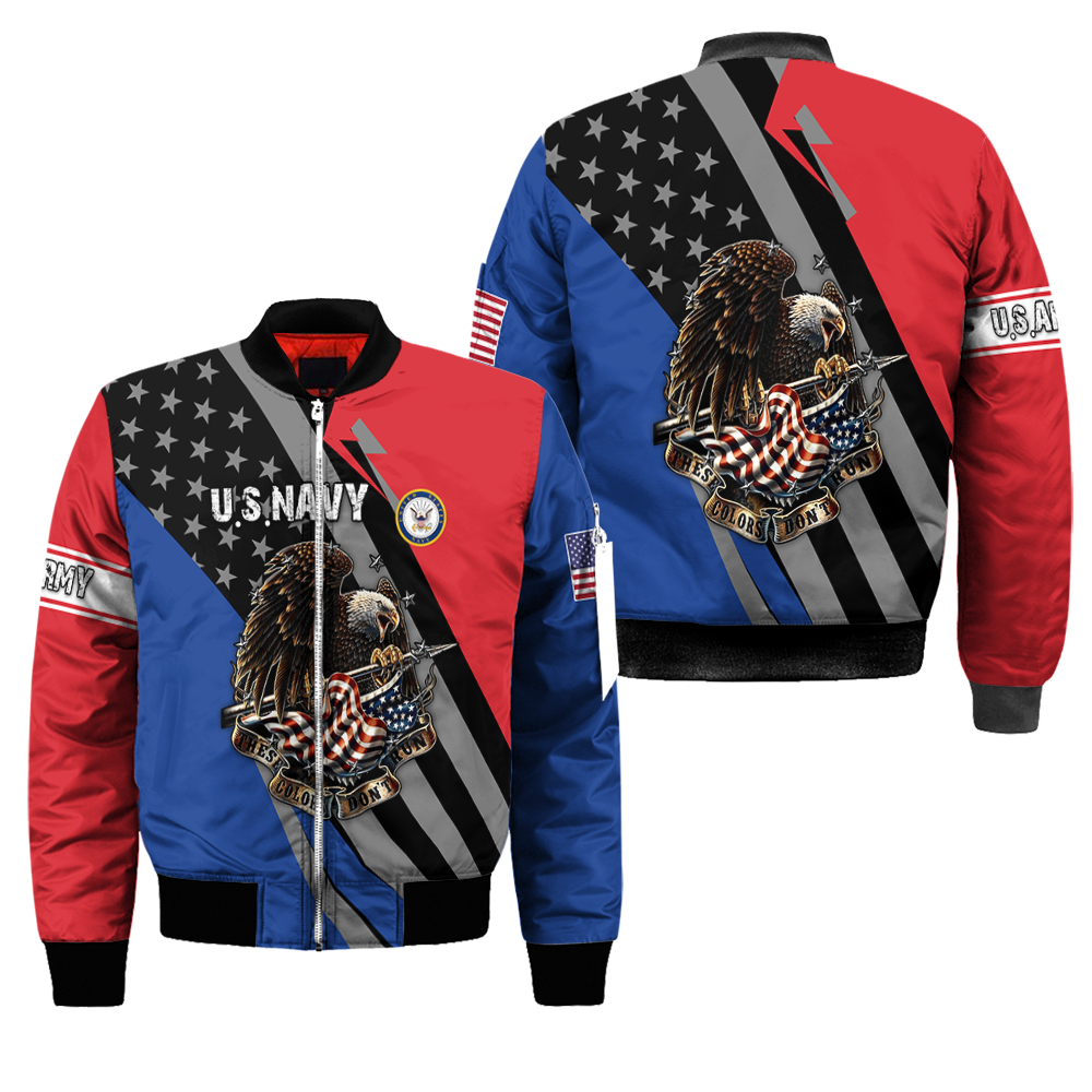 US Navy 3D All Over Printed Shirts For Men and Women TA091420051S