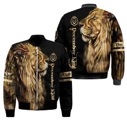 Custom Name December King 3D All Over Printed Unisex Shirts