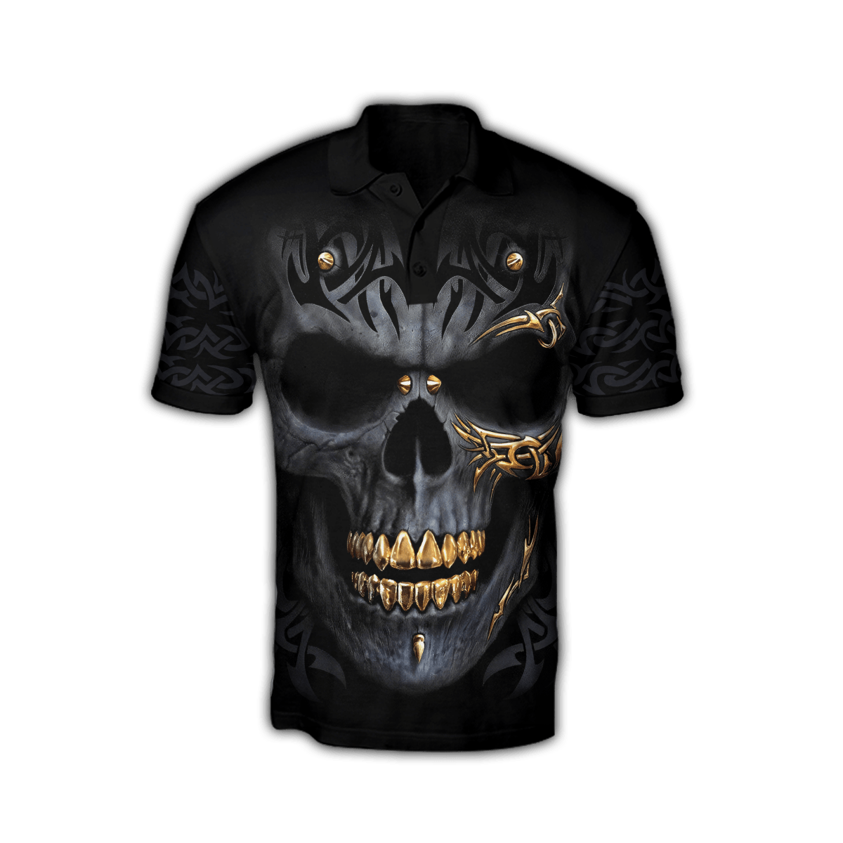 Golden Art Skulls Hoodie For Men And Women TQH201012
