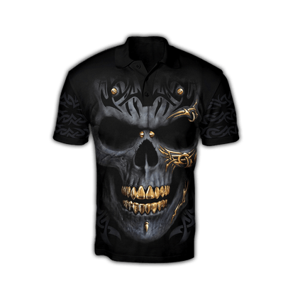 Golden Art Skulls Hoodie For Men And Women TQH201012